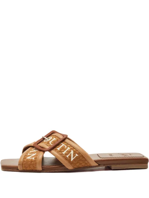 Christian Louboutin Pre-Owned Crossimule sandals