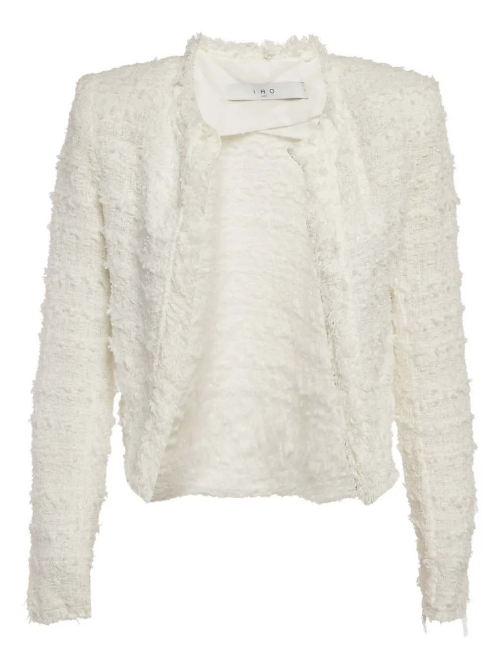 IRO textured open-front jacket | White | Image 1