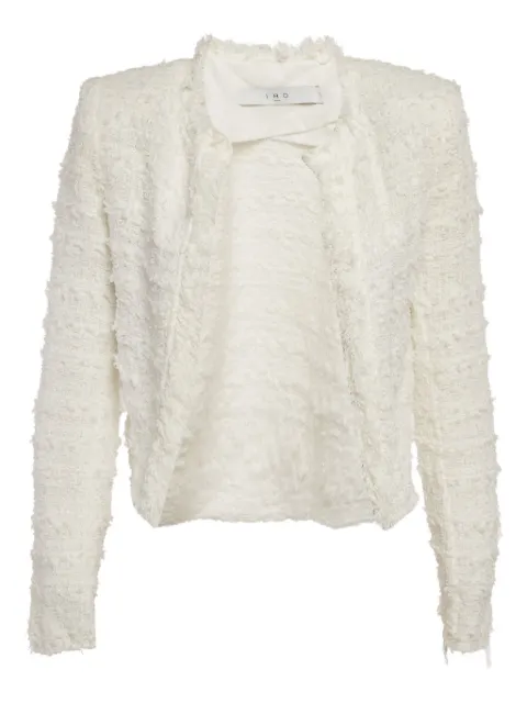 IRO textured open-front jacket