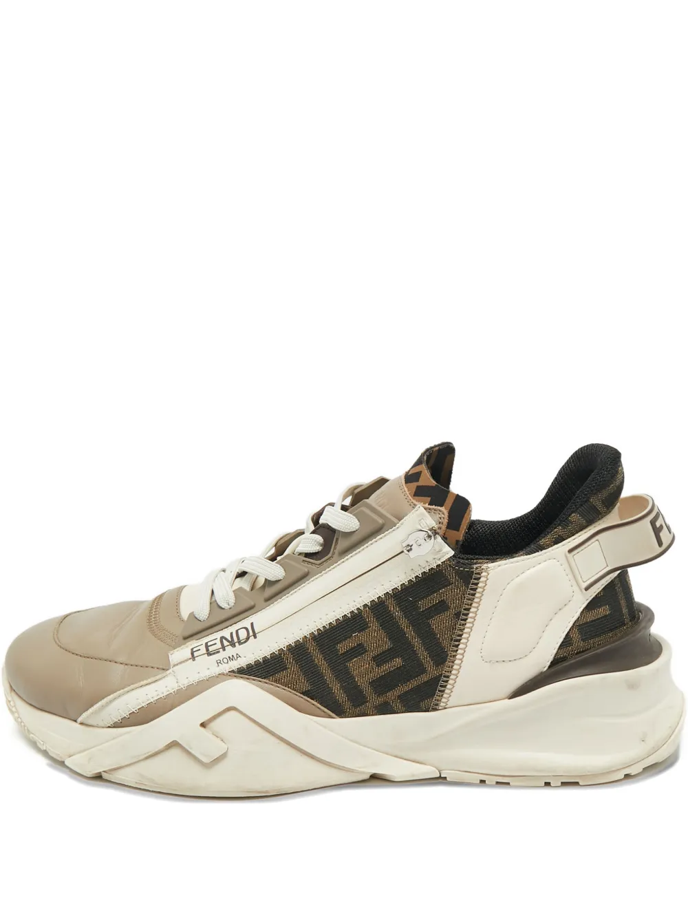 Fendi Pre-Owned panelled-design sneakers | tons neutres | Image 1
