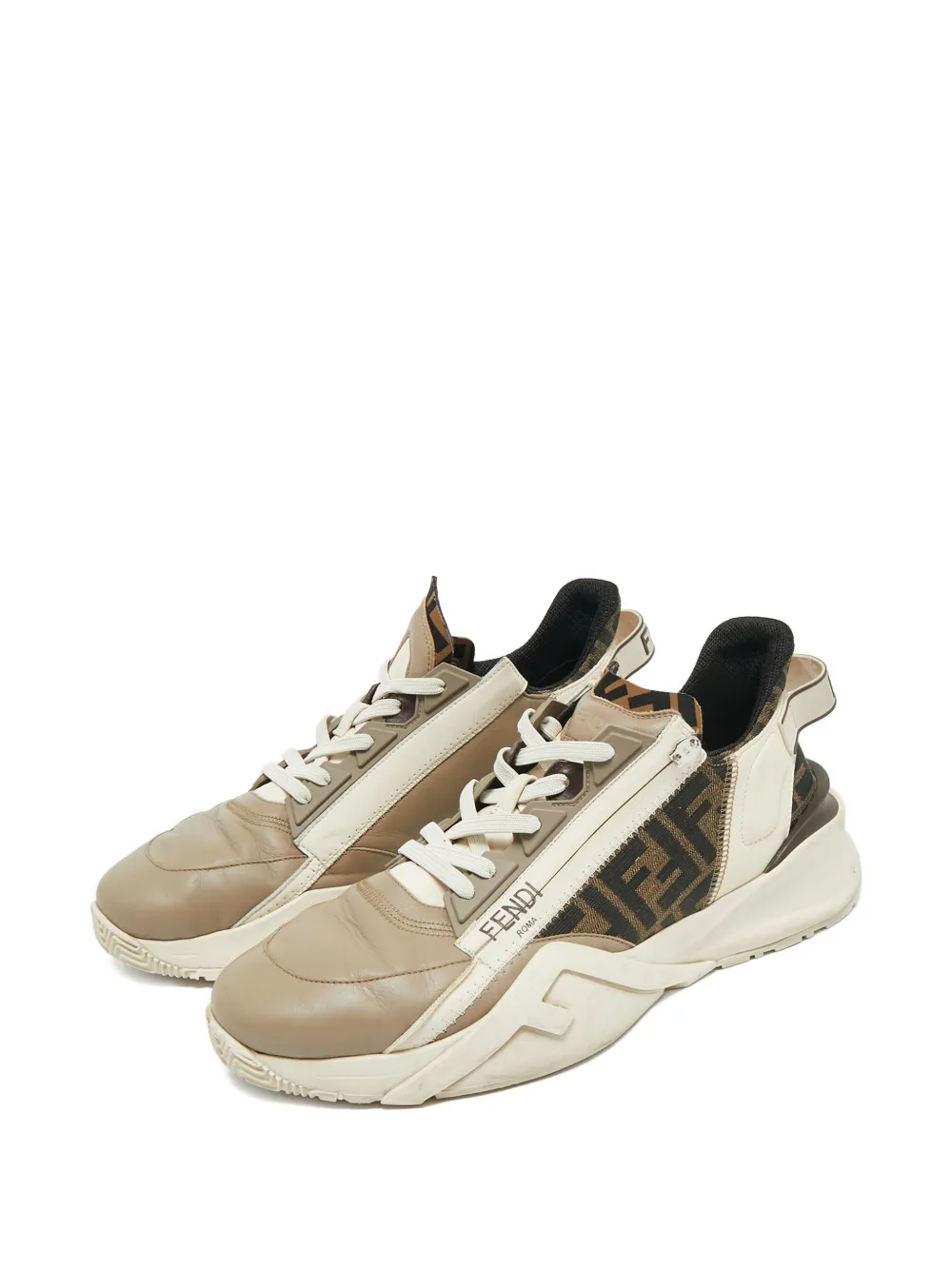 Fendi Pre-Owned panelled-design sneakers | Image 2