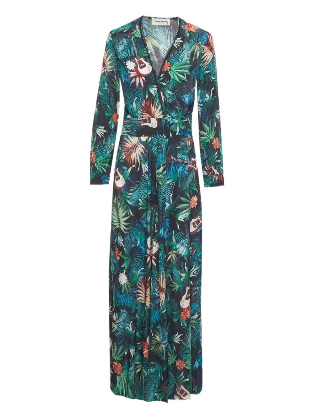 Zadig&Voltaire Roumi floral-print maxi dress - Verde