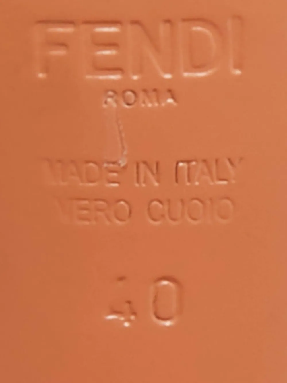 Pre-owned Fendi Patent Leather Slides In Gray