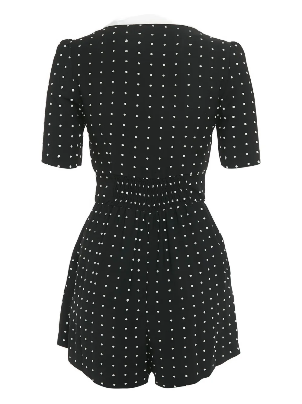 Maje polka-dot collared playsuit | Image 2