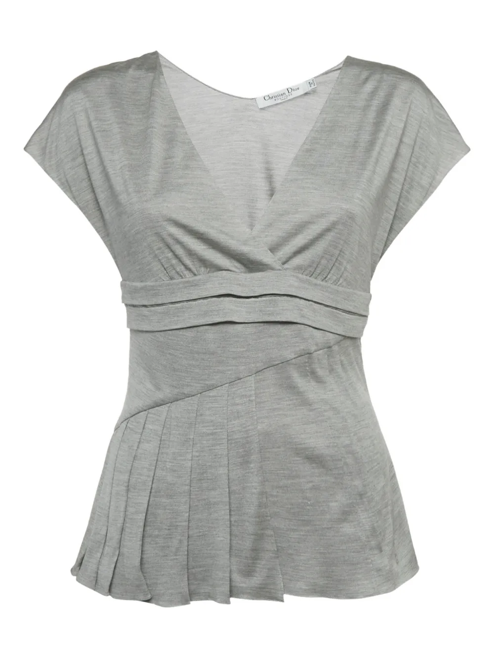 Christian Dior Pre-Owned short-sleeve blouse - Grigio