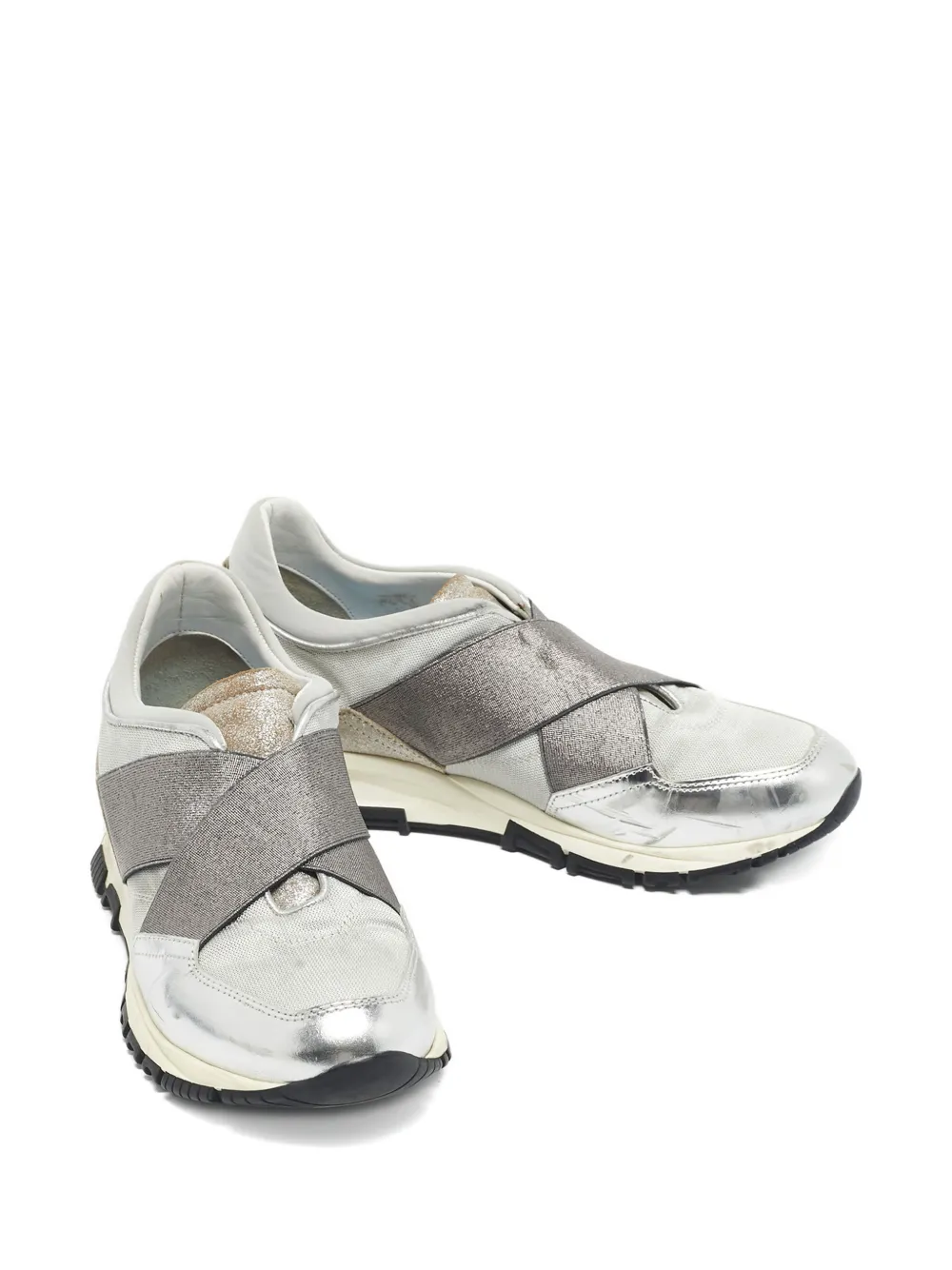 Lanvin Pre-Owned slip-on sneakers - Zilver