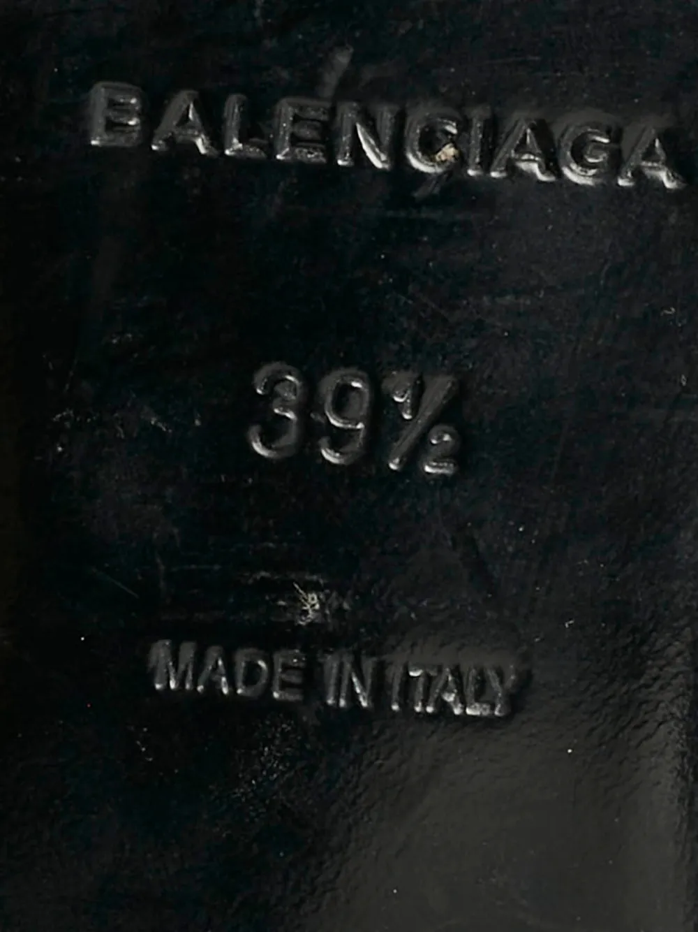 Balenciaga Pre-Owned Arena leather sandals - Zwart