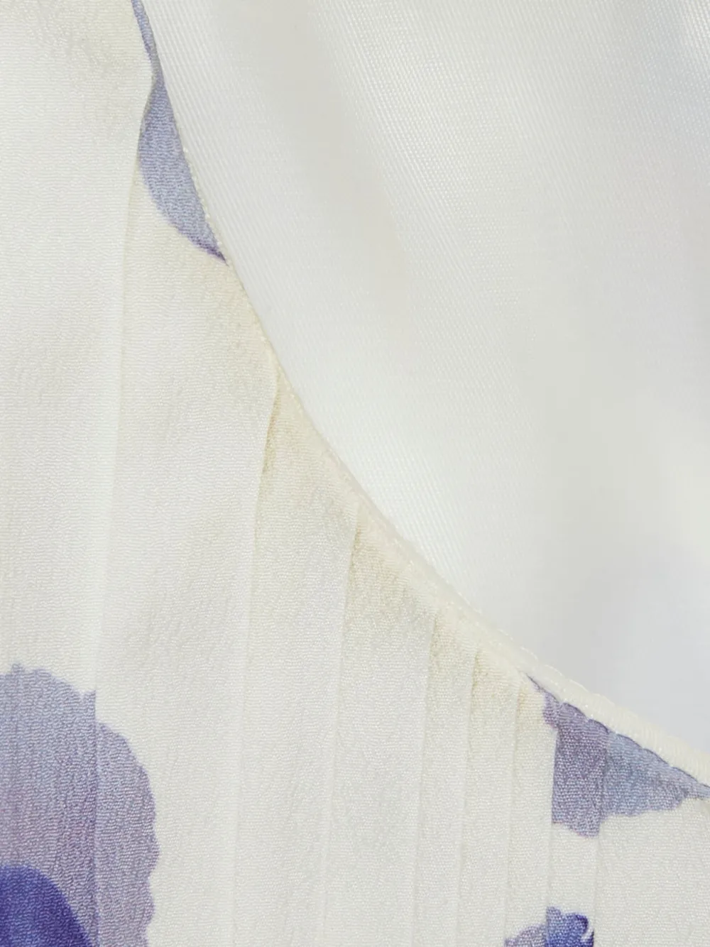 Pre-owned Hugo Boss Floral-print Belted Dress In White