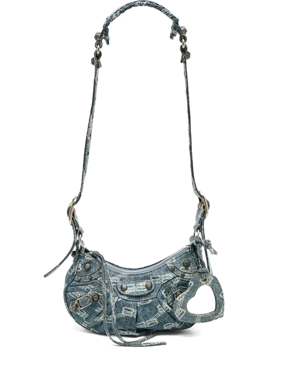 Balenciaga Pre-Owned XS Le Cagole monogram shoulder bag - Blu