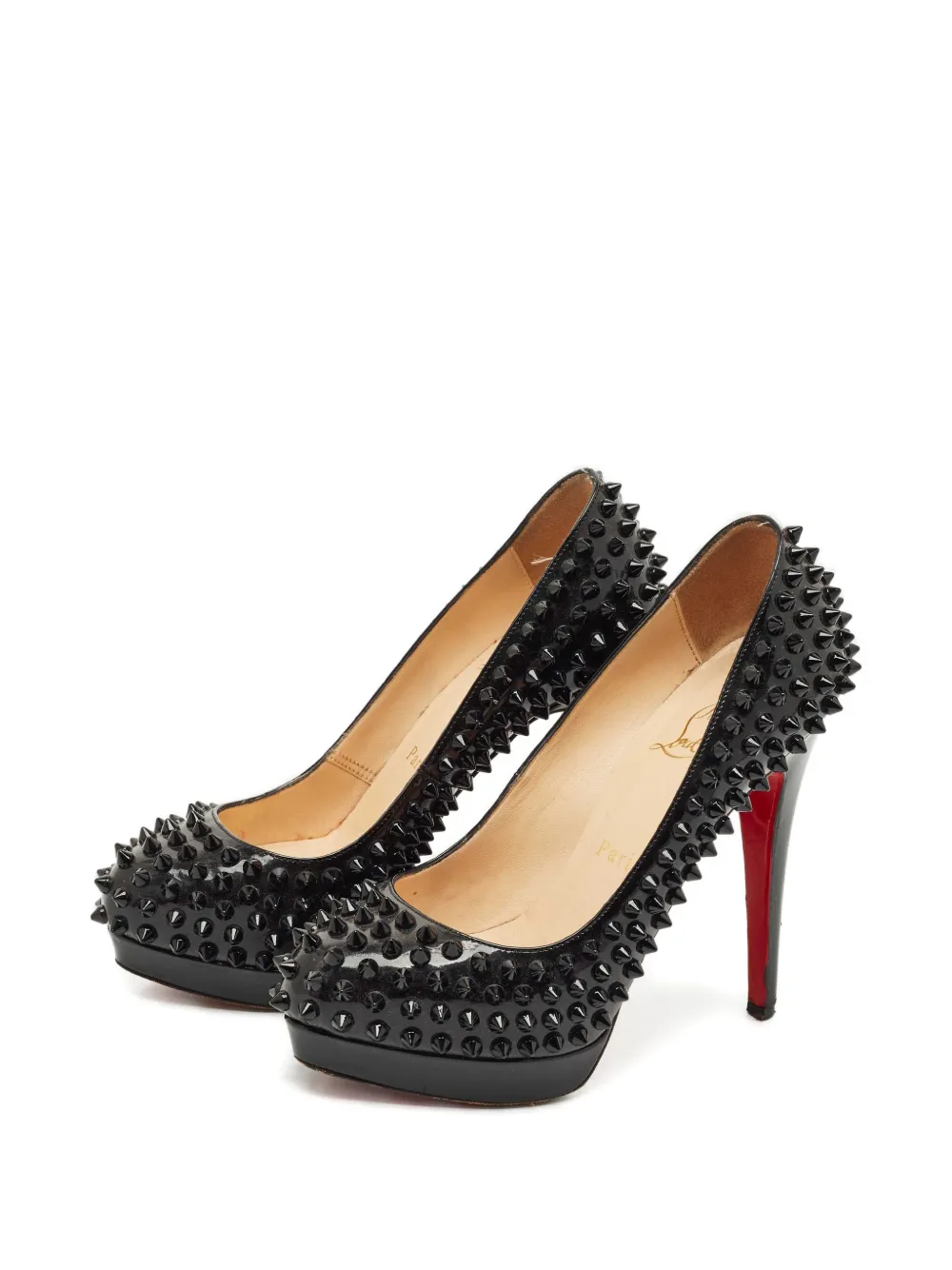 Christian Louboutin Pre-Owned Alti Spikes heeled pumps - Zwart