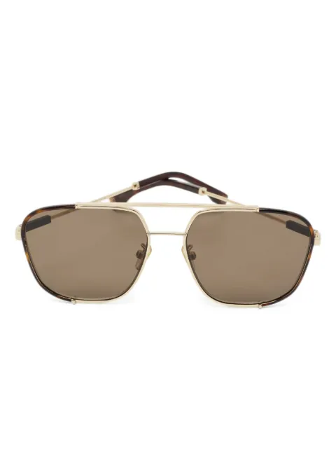Fendi Pre-Owned lentes de sol con armazón cuadrada