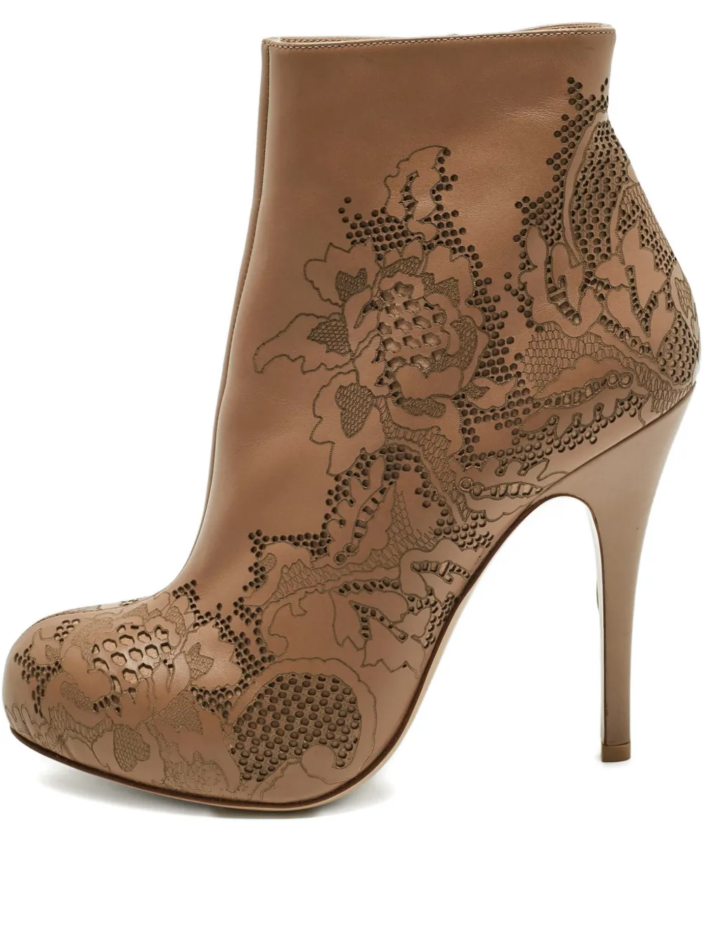 Valentino Garavani Pre-Owned Stivali con dettaglio laser cut - Marrone