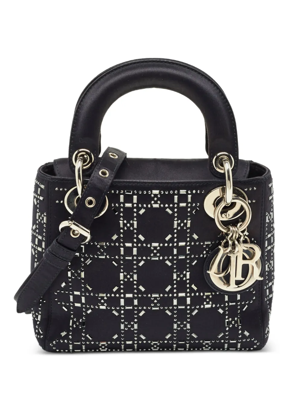 Christian Dior Pre-Owned Borsa tote Lady Dior mini anni 2017 - Nero