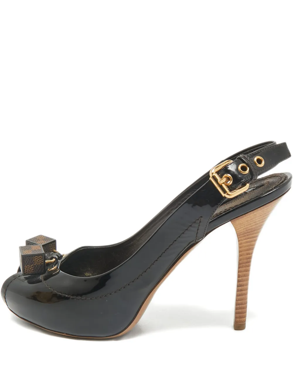 Louis Vuitton Pre-Owned dice peep-toe sandals | marrón | Image 1