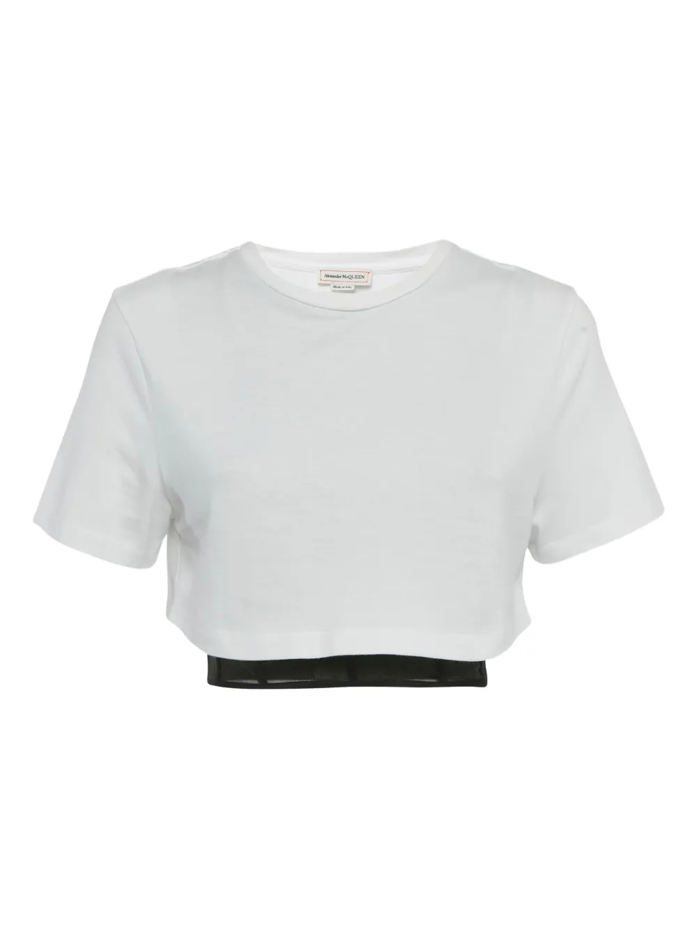 Pre-owned Alexander Mcqueen Knit Corset Top In White