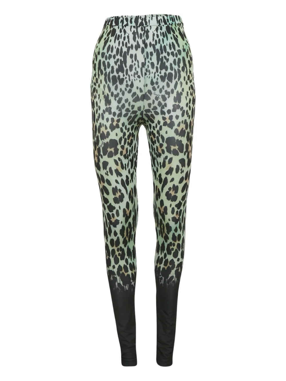 Roberto Cavalli animal-print leggings - Verde