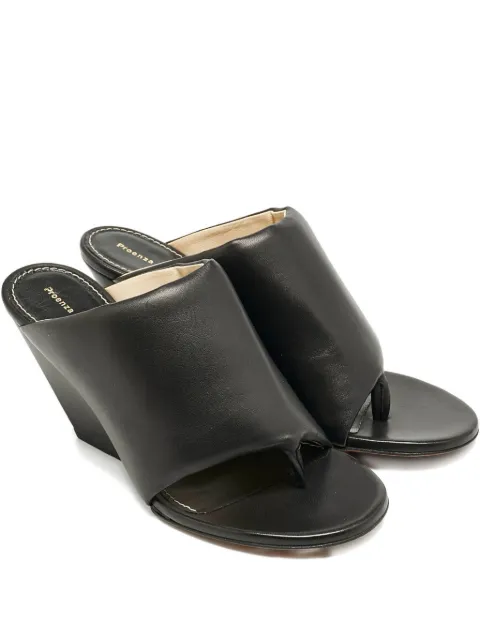 Proenza Schouler slant-wedge sandals
