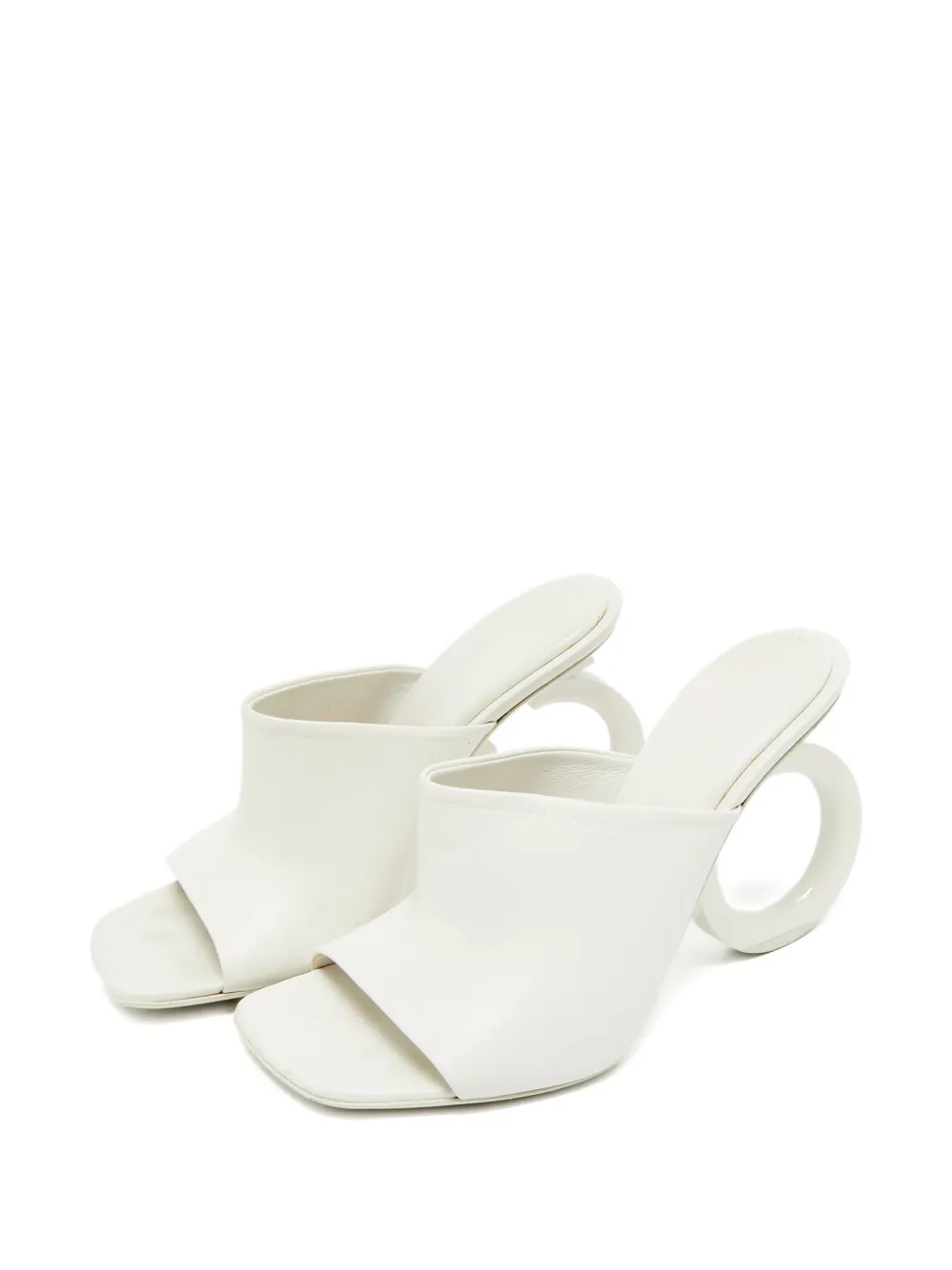 Ferragamo Pre-Owned Astro leather mules - Wit