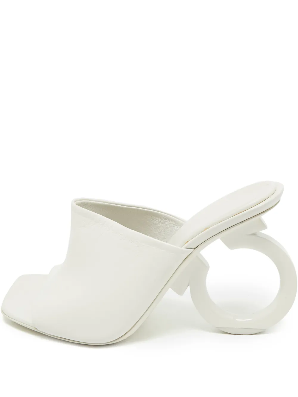 Ferragamo Pre-Owned Astro leather mules - Weiß