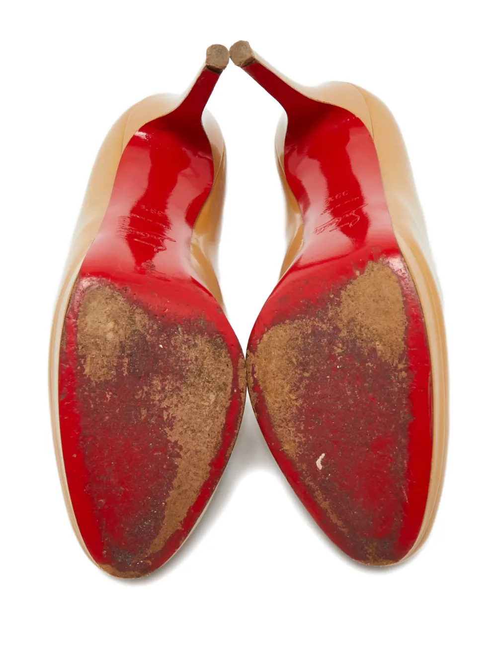 Christian Louboutin Pre-Owned New Simple patent leather pumps - Beige