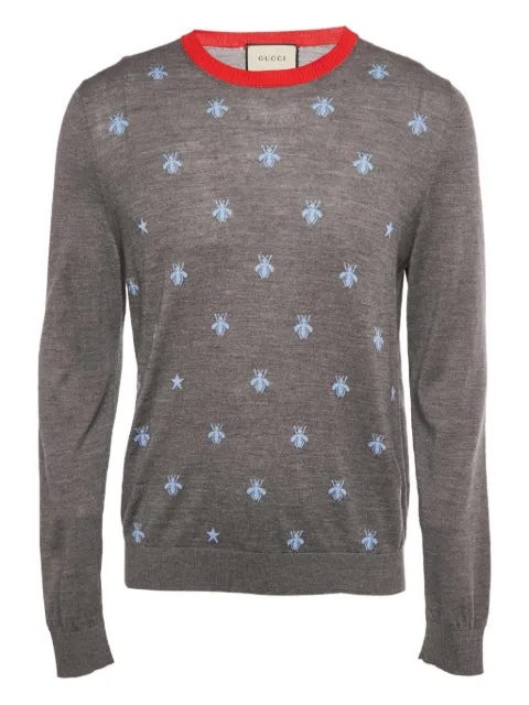 Gucci Pre-Owned Pullover mit Bienenmuster