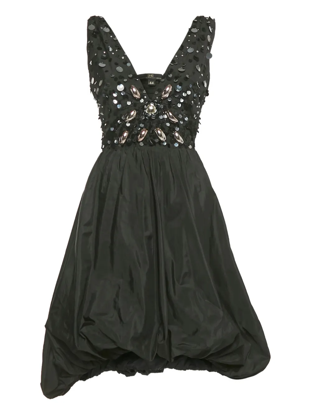 Elisabetta Franchi Verziertes Kleid - Schwarz
