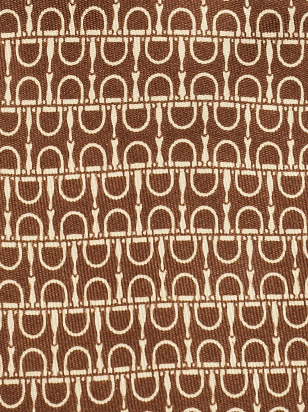 Hermès Pre-Owned Horsebit-print silk tie | Image 2