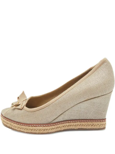 Tory Burch bow platform espadrilles 