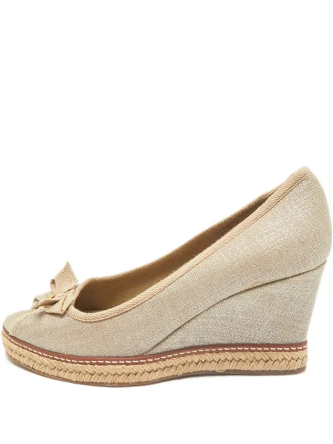Tory Burch bow platform espadrilles 