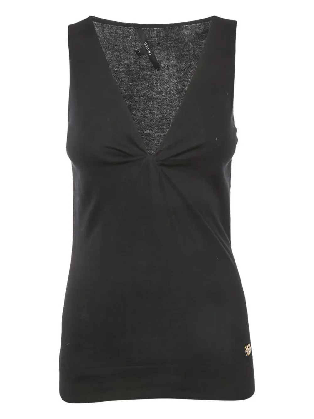 Gucci Pre-Owned V-neck sleeveless tank top - Nero