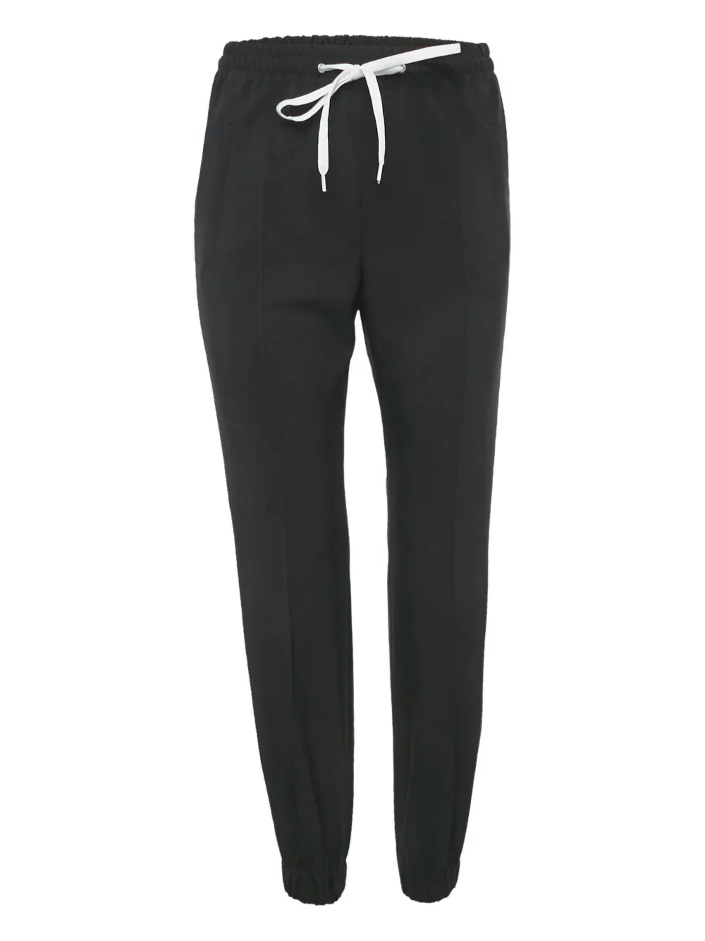 Miu Miu Pre-Owned elasticated-waistband trousers - Nero