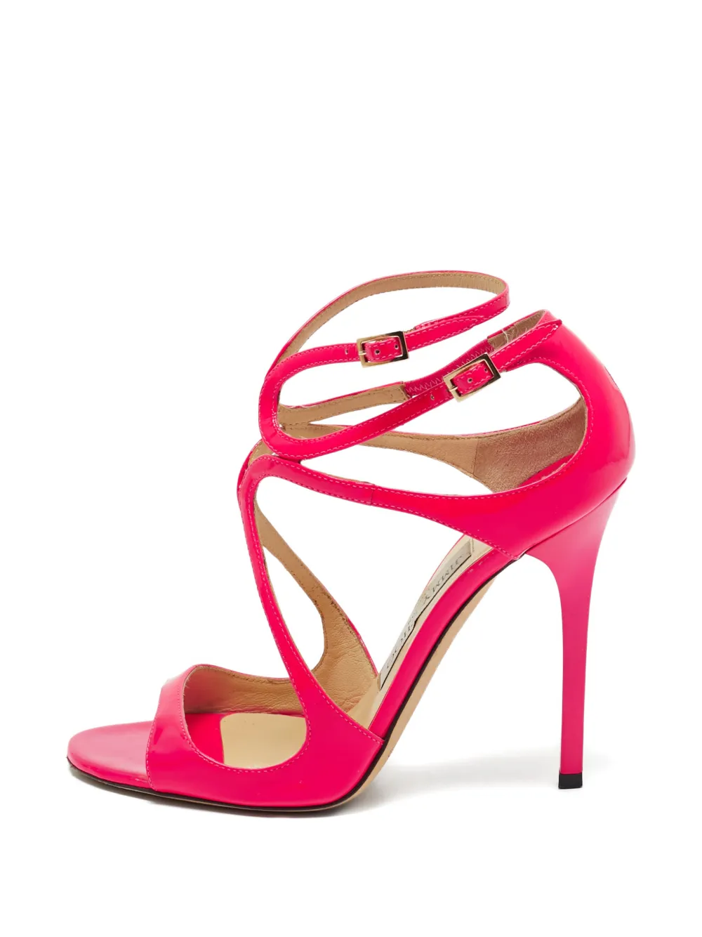 Jimmy Choo Pre-Owned Lance ankle strap sandals - Rosa