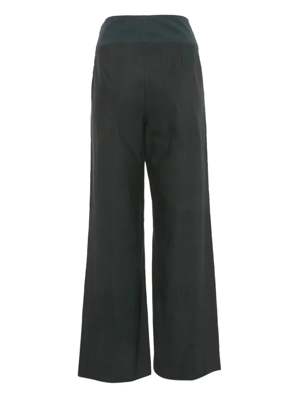 CHANEL Pre-Owned cotton trousers - Zwart