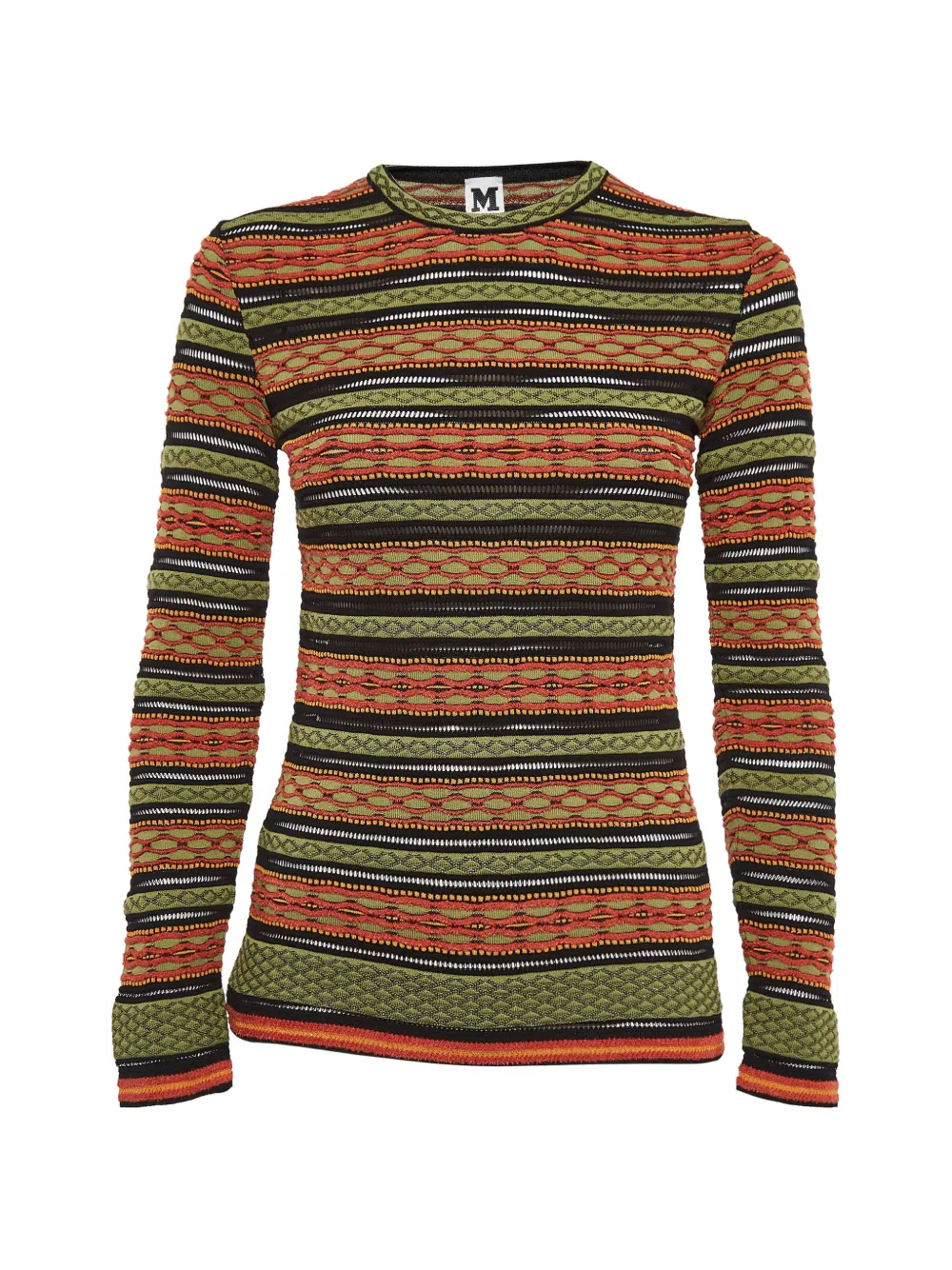 Missoni Pre-Owned striped sweater - Verde
