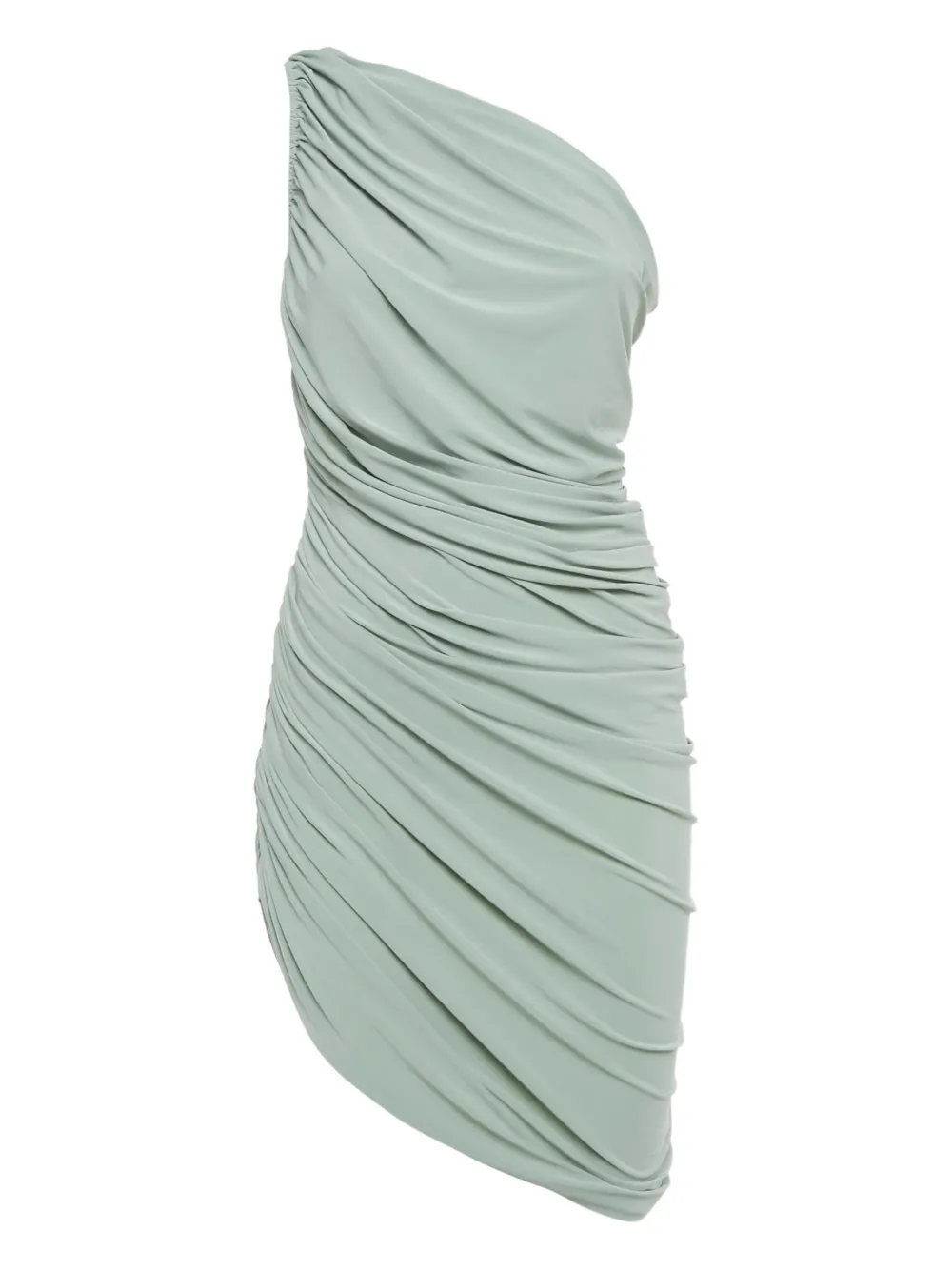 Norma Kamali Diana one-shoulder mini dress - Groen