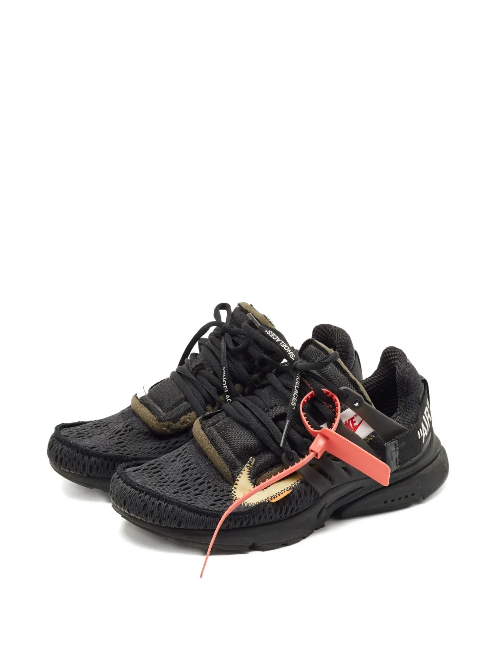 Nike X Off-White Air Presto lace-up sneakers - Zwart