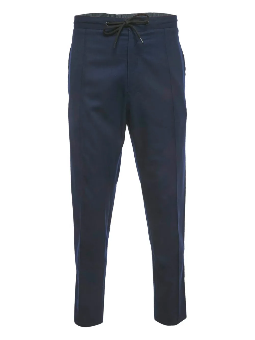 Kenzo Pre-Owned drawstring-fastening wool trousers | Blue | Image 1