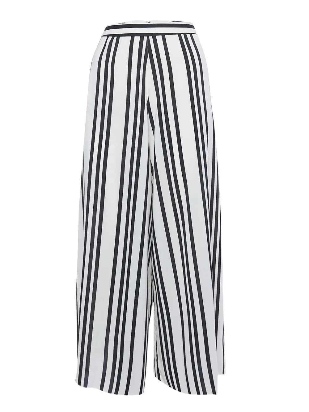 Alice + olivia stripe wide-leg trousers - Wit
