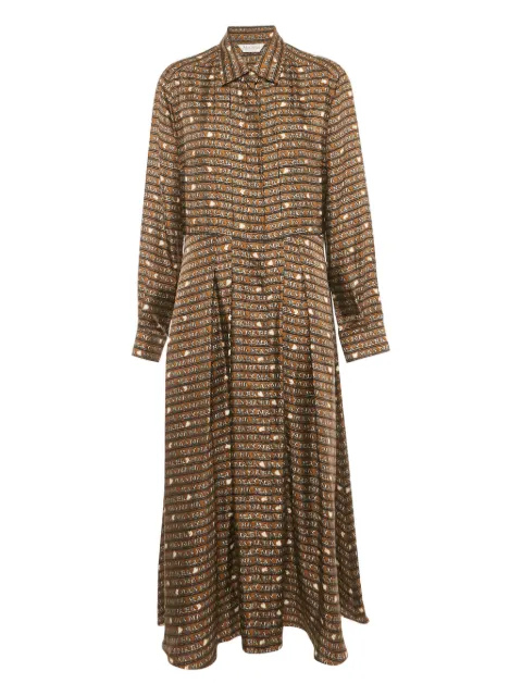Max Mara Emmy printed silk midi dress