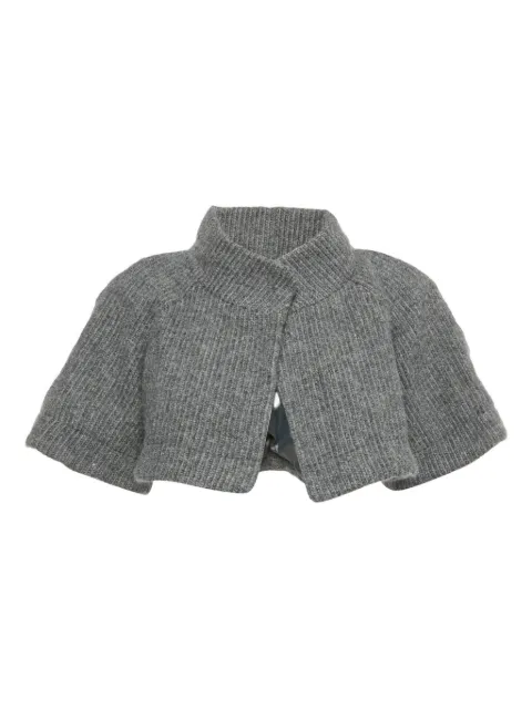 Theory Rib-knit capelet top