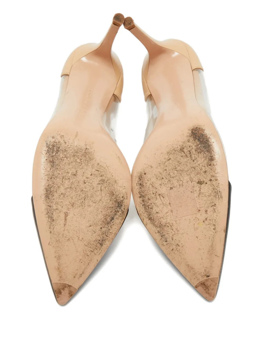 Gianvito Rossi panelled pumps - Beige
