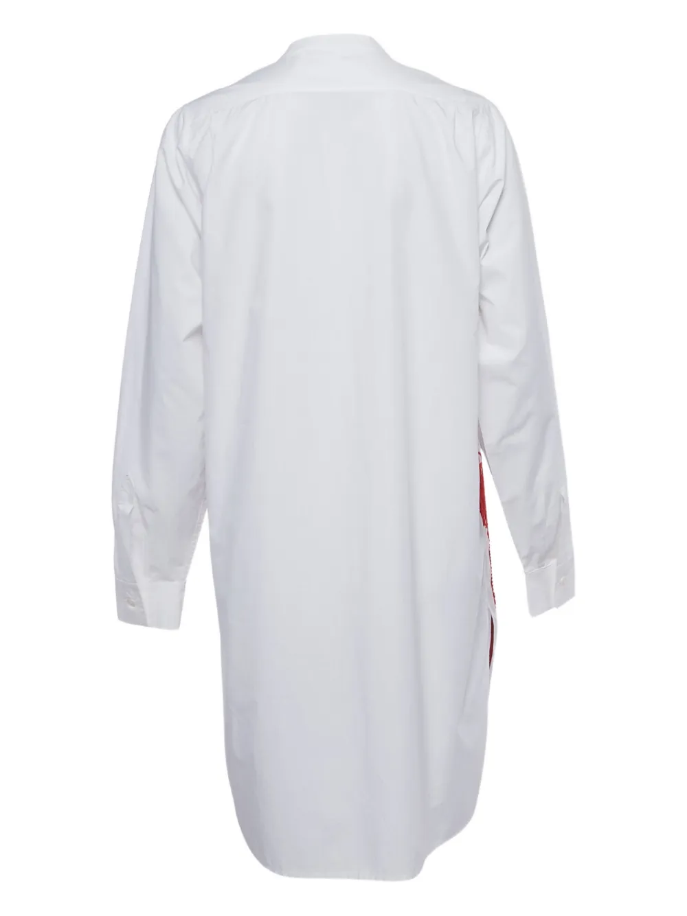 Stella McCartney Pre-Owned palm-embroidery shirt dress - Wit