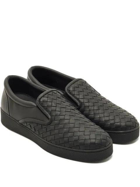 Bottega Veneta Pre-Owned woven leather sneakers