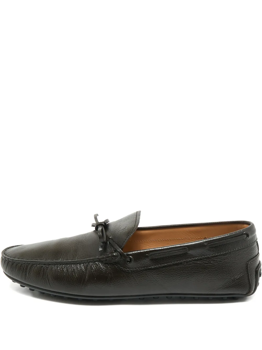 Pre-owned Tod's Gommino Leather Loafers In Brown