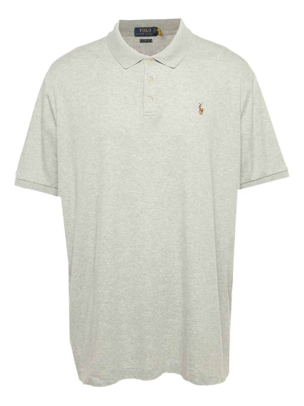 Polo Ralph Lauren cotton logo-detail polo shirt - Grigio