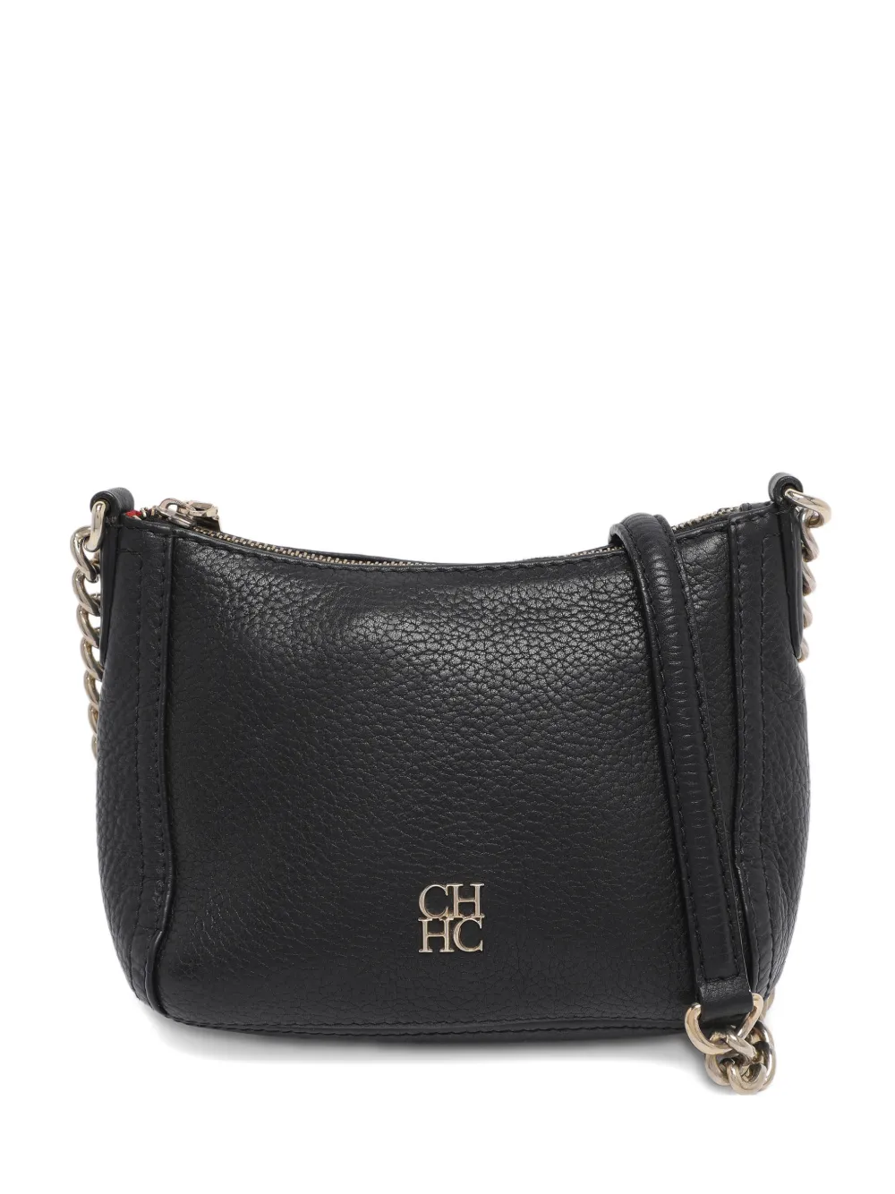 Pre-owned Carolina Herrera Vintage Maria Cross Body Bag In Black