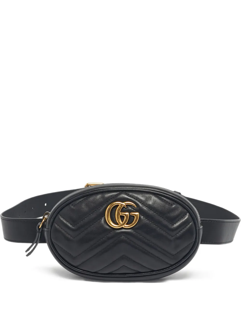 Gucci Pre-Owned marmont leather belt bag - Nero