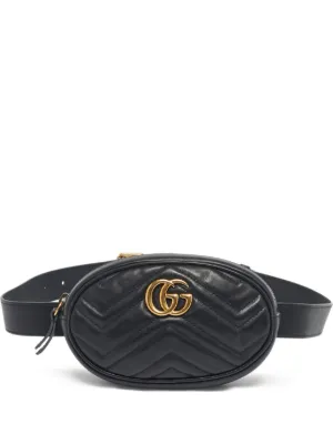 Gucci Pre-Owned レザー ショルダーバッグ | ブラック | FARFETCH JP