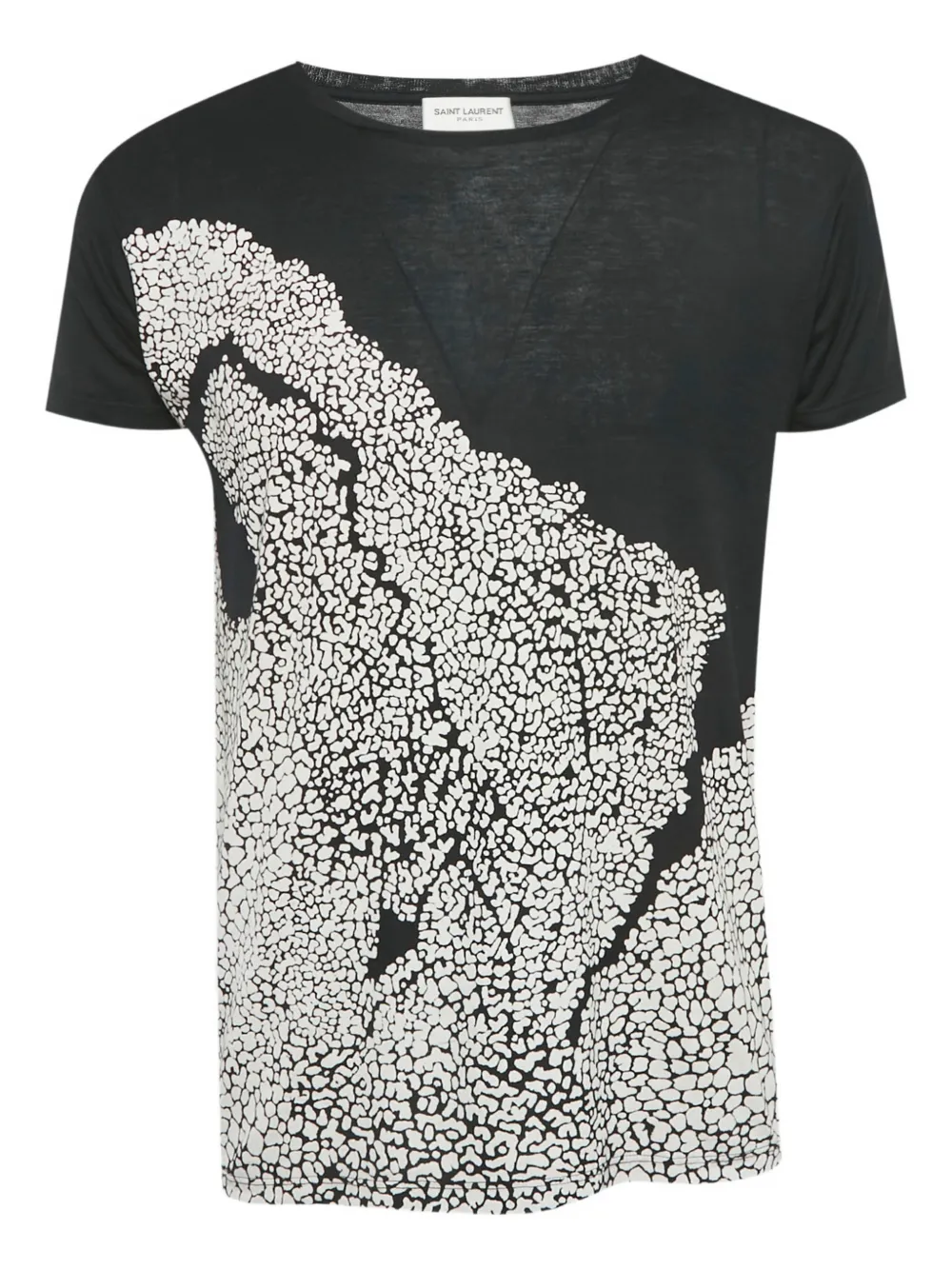 Saint Laurent Pre-Owned playera estampada | negro | Image 1