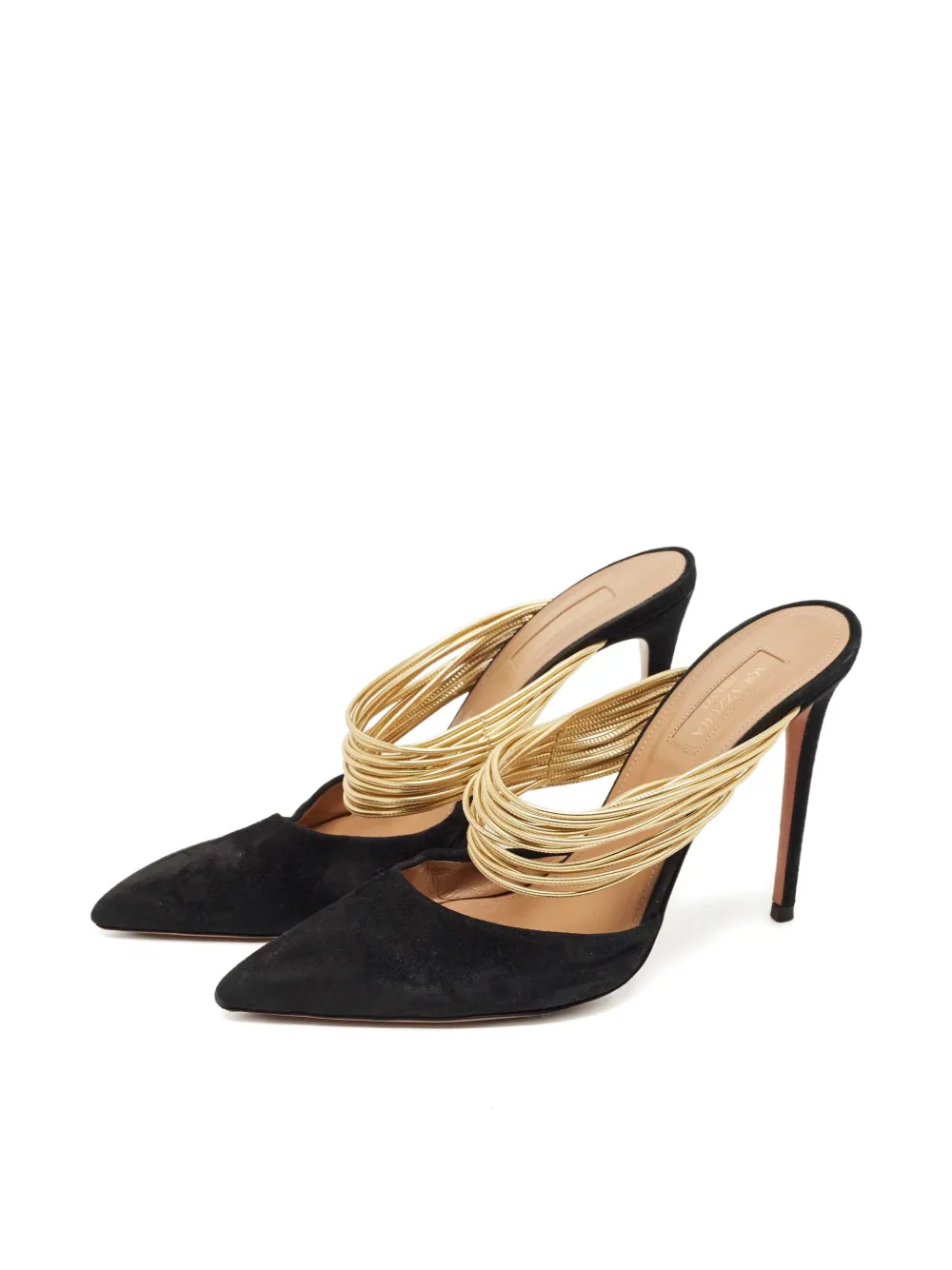 Aquazzura Rendez Vous pointed-toe mules - Zwart